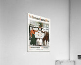 The Illustrated Sporting News. Christmas number ca. 1890-1900 by Edward Penfield Acrylic Print