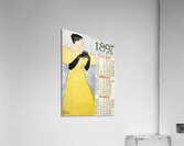 Calendar 1897 1896 by Edward Penfield Acrylic Print