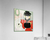 Vintage Christmas card 1896 by Edward Penfield Acrylic Print