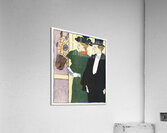 Woman holding a horse racing ticket 1895 by Edward Penfield Acrylic Print