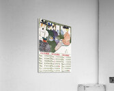 Vintage calendar 1897 by Edward Penfield Acrylic Print