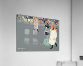 Man and woman on street ca. 1890-1907 by Edward Penfield Acrylic Print