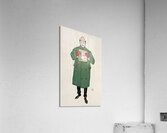 Man reading book 1893 by Edward Penfield Acrylic Print