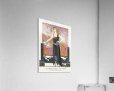 La belle dame sans merci: Robe du soir de Worth 1921 fashion illustration  by George Barbier.  Acrylic Print