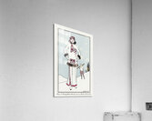 Costumes Parisiens No. 51: Pour St. Moritz from Journal des Dames et des Modes 1913 fashion illustration  by George Barbier.  Acrylic Print