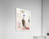 Laissez-moi-feule! from Les Feuillets dArt 1919 fashion illustration by George Barbier. Acrylic Print