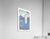 Costumes Parisiens: Costume de bain 1913 fashion illustration  by George Barbier.  Acrylic Print