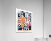 Deux heures du matin / Manteaux de Worth from Gazette du Bon Ton. Art- Modes & Frivolit&eacutes No. 2 1923 fashion illustration  by George Barbier.  Acrylic Print