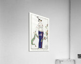 Costumes Parisiens no. 3: Toilette d&Eacutet&eacute Toilette d&Eacutet&eacute Blouson de Linon sur Jupe de foulard from Journal des Dames et des Modes 1912 fashion illustration  by George Barbier.  Acrylic Print