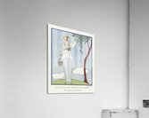 La saison des prunes mirabelles: Robe dapr&egraves-midi de Redfern 1914 fashion illustration  by George Barbier.  Acrylic Print