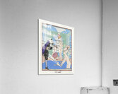 LEau 1917-1920 fashion illustration  by George Barbier.  Acrylic Print