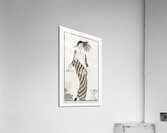 Costumes Parisiens: Manteau de Zibelin 1912 fashion illustration  by George Barbier.  Acrylic Print