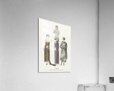 Eros. Robe et manteau pour le soir de Worth 1924 fashion illustration  by George Barbier.  Acrylic Print