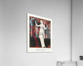 LArbre de science: Robe du soir de Doeuillet 1914 fashion illustration  by George Barbier.  Acrylic Print