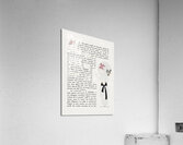 Autours Simples 1915 fashion illustration by George Barbier.  Acrylic Print