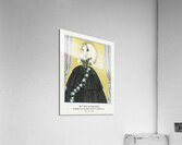 Mme Ida Rubinstein dans la dame aux cam&eacutelias / Robe de Worth from Gazette du Bon Ton. Art- Modes & Frivolit&eacutes No. 5 1923 fashion illustration by George Barbier.  Acrylic Print