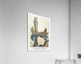 Langs de Missouri 1923 fashion illustration  by George Barbier.  Acrylic Print