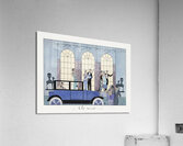 Au Revoir 1920 fashion illustration  by George Barbier. Acrylic Print