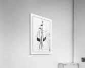 Costumes Parisiens 1914 fashion illustration  by George Barbier.  Acrylic Print