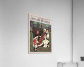 The Empire Theatre 1928 fashion illustration  by George Barbier. Acrylic Print