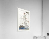 Costumes Parisiens: Robe de linon imprim&eacute from Journal des Dames et des Modes 1913 fashion illustration  by George Barbier.  Acrylic Print