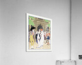 La Merveilleuse au Palais Royal 1921 fashion illustration by George Barbier. Acrylic Print