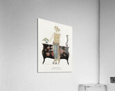 Rosalinde: Robe du soir 1922 fashion illustration  by George Barbier.  Acrylic Print