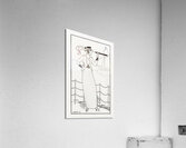 Costumes Parisiens 1914 fashion illustration  by George Barbier.  Acrylic Print