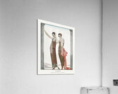 Vesper / Robes du soir de Worth from Gazette du Bon Ton No. 8 1922 fashion illustration  by George Barbier.  Acrylic Print