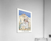 La flute de Pan 1923 fashion illustration  by George Barbier.  Acrylic Print