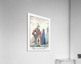 Nayez pas peur petite! 1923 fashion illustration  by George Barbier.  Acrylic Print