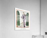 Les Colchiques 1914 fashion illustration  by George Barbier.  Acrylic Print