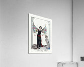 Voici mes ailes! 1923 fashion illustration  by George Barbier.  Acrylic Print