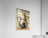 Huile De Macassar Naquet 1877 Poster by Jules Chéret Acrylic Print