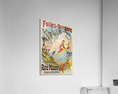 Folies-Bergère Le Miroir 1892 Poster by Jules Chéret Acrylic Print