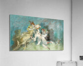 Pierrot and Columbine Figurative Poster by Jules Chéret Acrylic Print