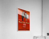 West Side Story 1968 Artcraft Lithograph Poster 1905–1970 Acrylic Print