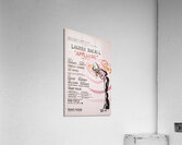 Applause 1970 Clyde Smith American 20th Century Artcraft Lithograph Poster Acrylic Print