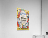 Alice in Wonderland 1947 American 1905–1970 Artcraft Lithograph Poster Acrylic Print