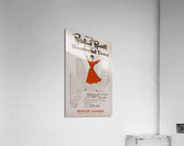 Rosalind Russell in the new musical comedy Wonderful Town 1953 Artcraft Lithograph Poster 1905–1970 Acrylic Print