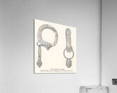 Etruscan design. 1888 edition Lornement Polychrome by Albert Racine 1825–1893. Acrylic Print