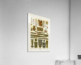 16th Century pattern. 1888 edition Lornement Polychrome by Albert Racine 1825–1893. Acrylic Print