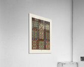 Middle-Ages pattern. 1888 edition Lornement Polychrome by Albert Racine 1825–1893. Acrylic Print