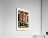 Greek-Roman pattern. 1888 edition Lornement Polychrome by Albert Racine 1825–1893. Acrylic Print