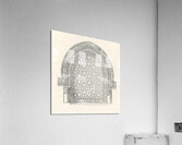 Decorative design. 1888 edition Lornement Polychrome by Albert Racine 1825–1893. Acrylic Print