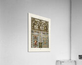 17th Century pattern. 1888 edition Lornement Polychrome by Albert Racine 1825–1893. Acrylic Print