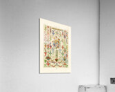 Medieval pattern. 1888 edition Lornement Polychrome by Albert Racine 1825–1893. Acrylic Print