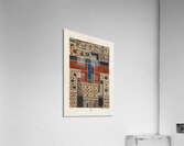 Indian pattern. 1888 edition Lornement Polychrome by Albert Racine 1825–1893. Acrylic Print