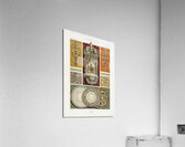 Renaissance pattern. 1888 edition Lornement Polychrome by Albert Racine 1825–1893. Acrylic Print