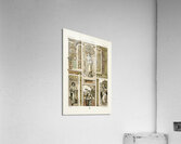Renaissance pattern. 1888 edition Lornement Polychrome by Albert Racine 1825–1893. Acrylic Print